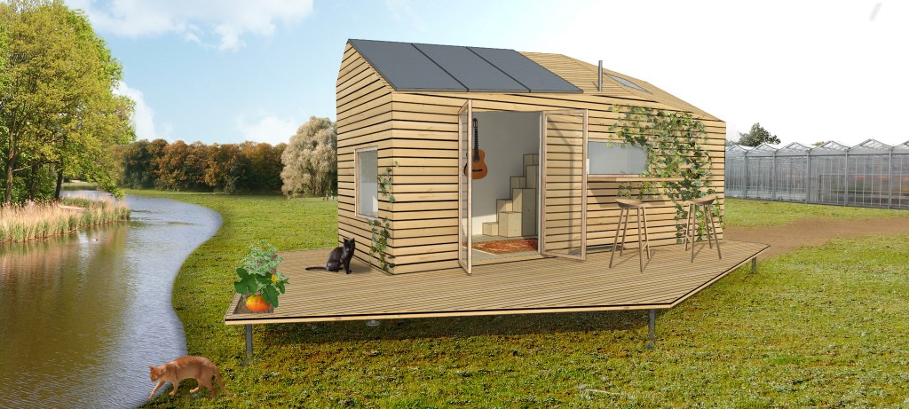 Tiny House Marjolein in het klein, ontworpen door Walden Studio